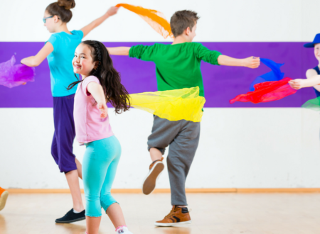 children dancing