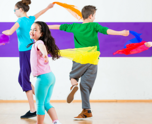 children dancing