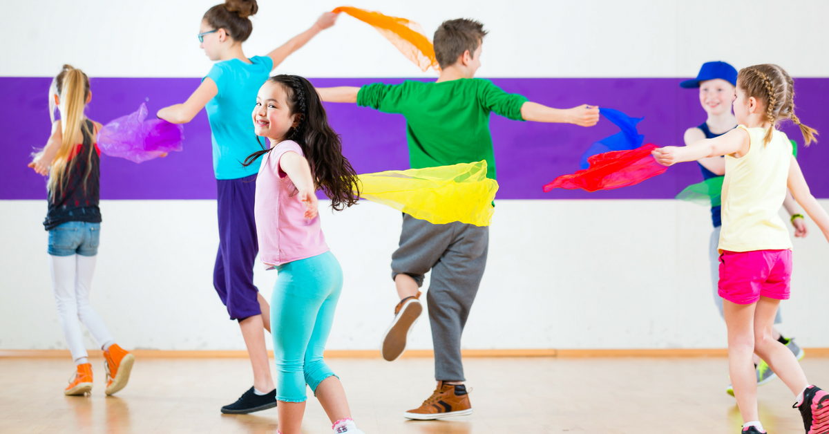 children dancing