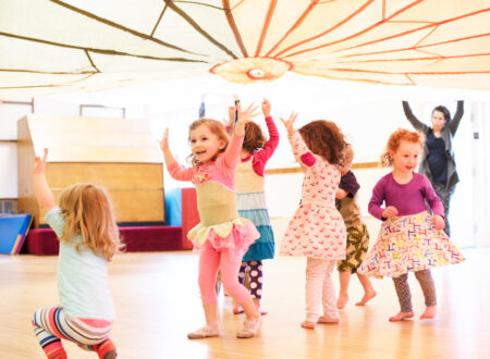 children dancing