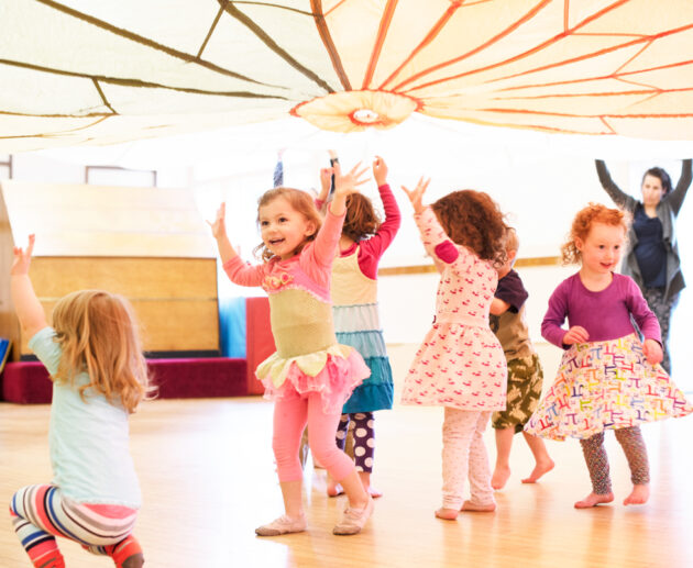 children dancing