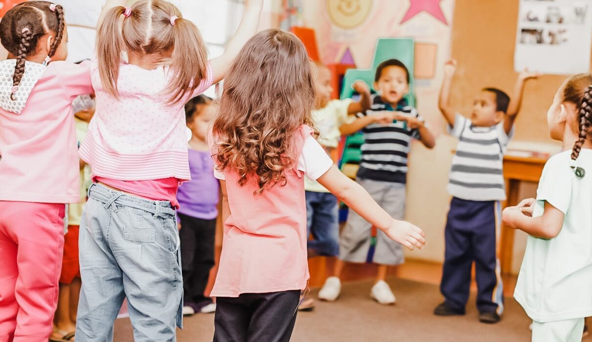 children dancing