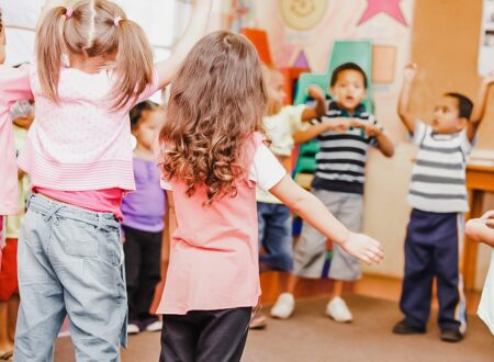 children dancing