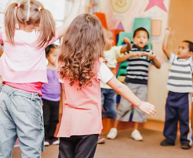 children dancing