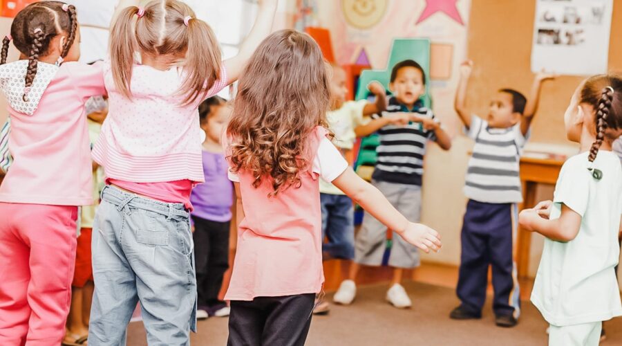 children dancing